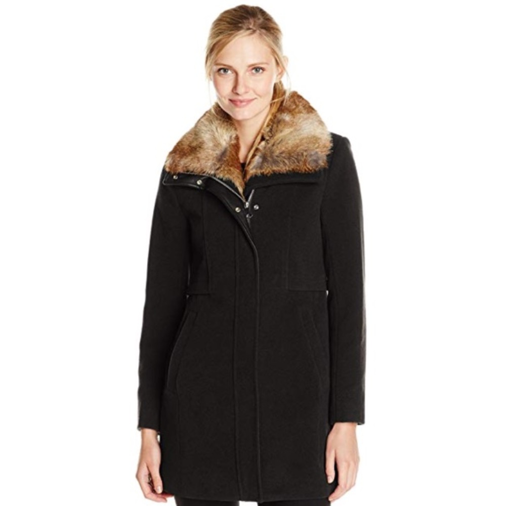 ANDREW MARC Black Haven coat